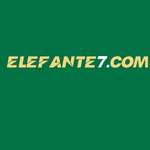 Logo da ELEFANTE7