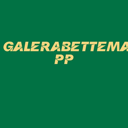 Logo da GALERABETTEMAPP